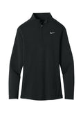 Nike Women's Dri-FIT Stride 1/2-Zip — NKIO8141 — Black flat front