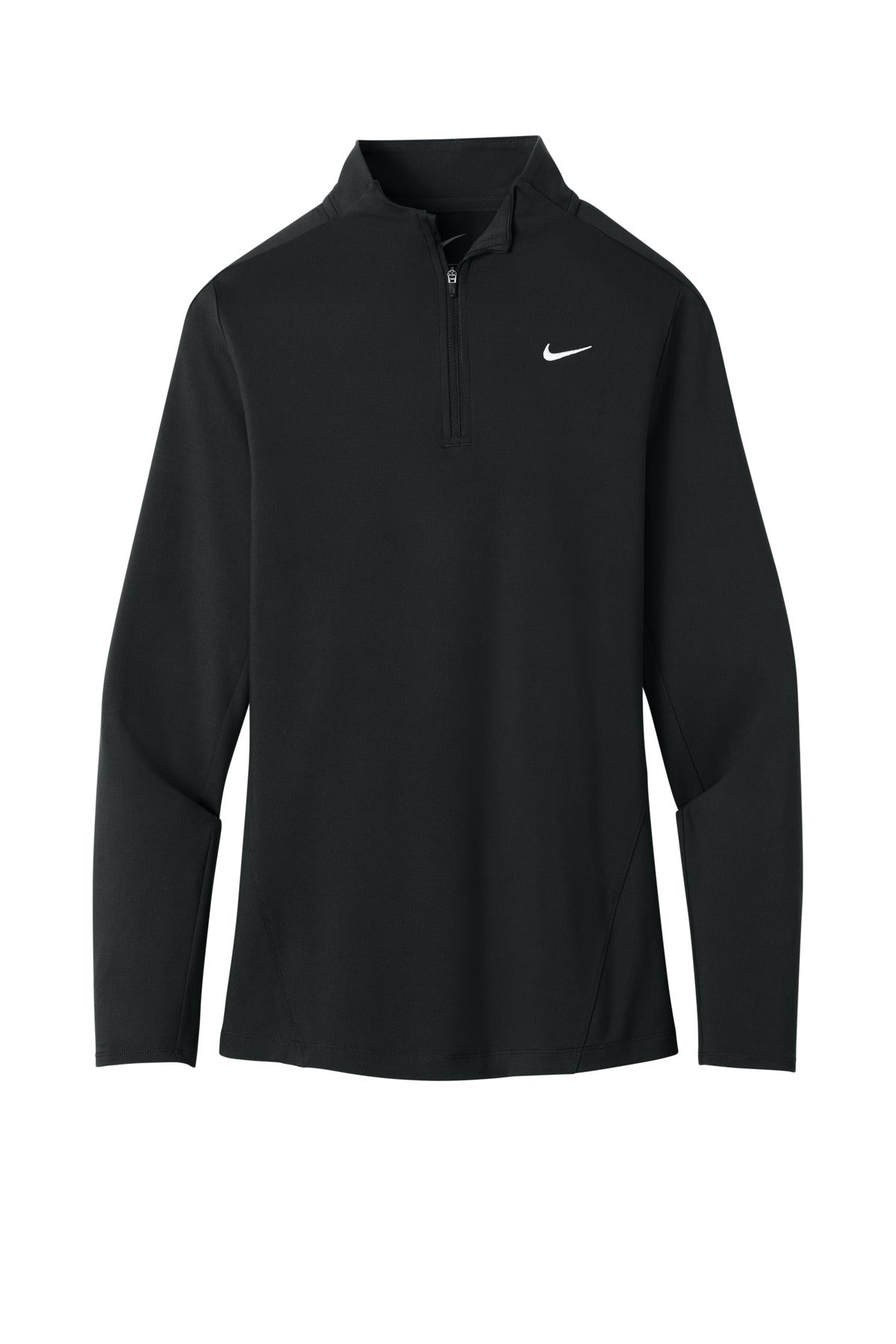 Nike Women's Dri-FIT Stride 1/2-Zip — NKIO8141 — Black flat front