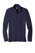 OGIO Limit Performance Quarter Zip Pullover — OG139 — Navy flat front