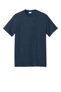 Port & Company Core Recycled Blend T-shirt — PC01 — Navy flat front