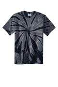 Port & Company Tie-Dye T-shirt — PC147 — Black flat front
