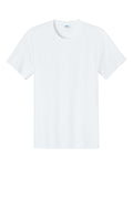 Port & Company Youth Easy Cotton T-shirt — PC43 — White flat front