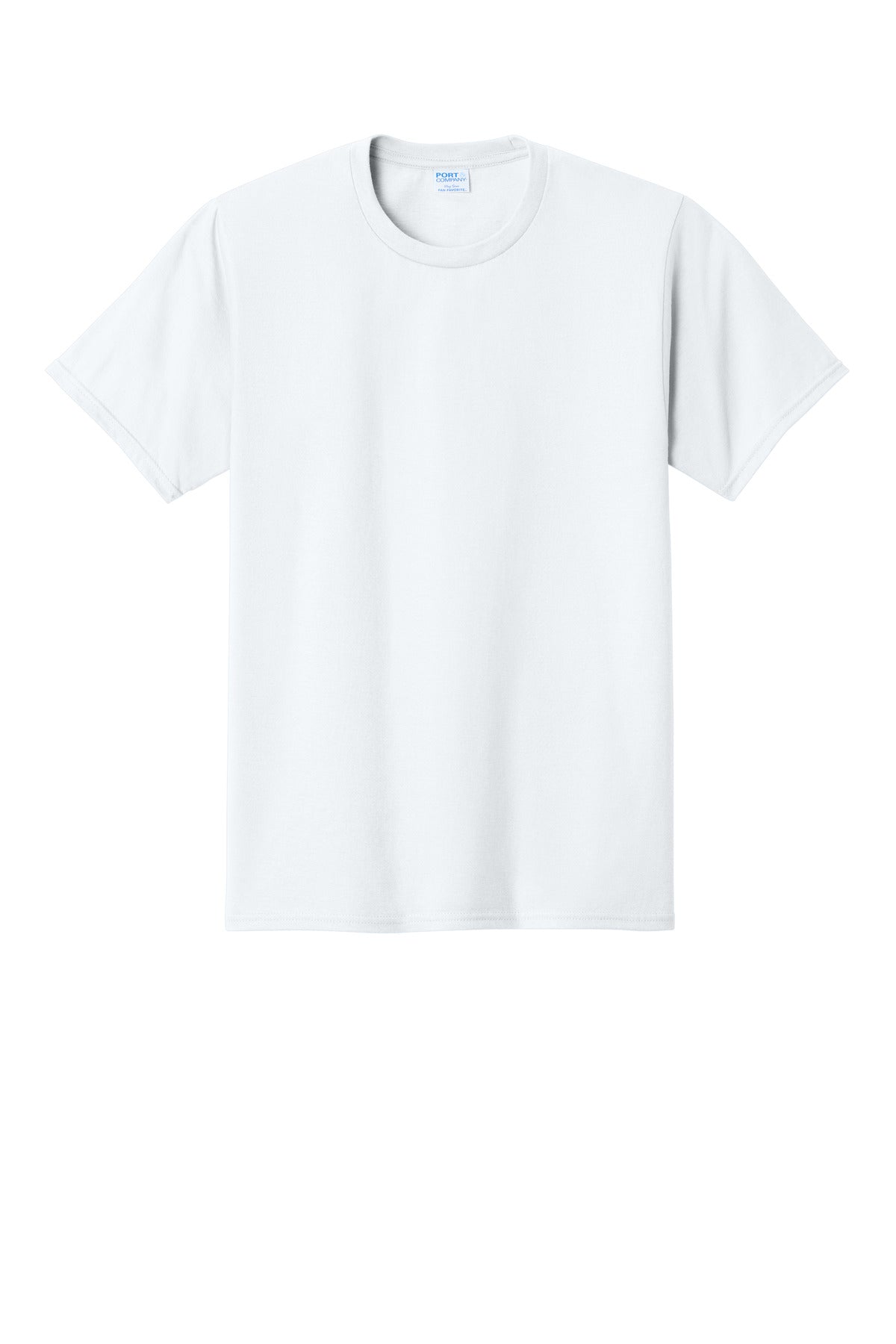 Port & Company Youth Fan Favorite T-shirt — PC450 — White flat front