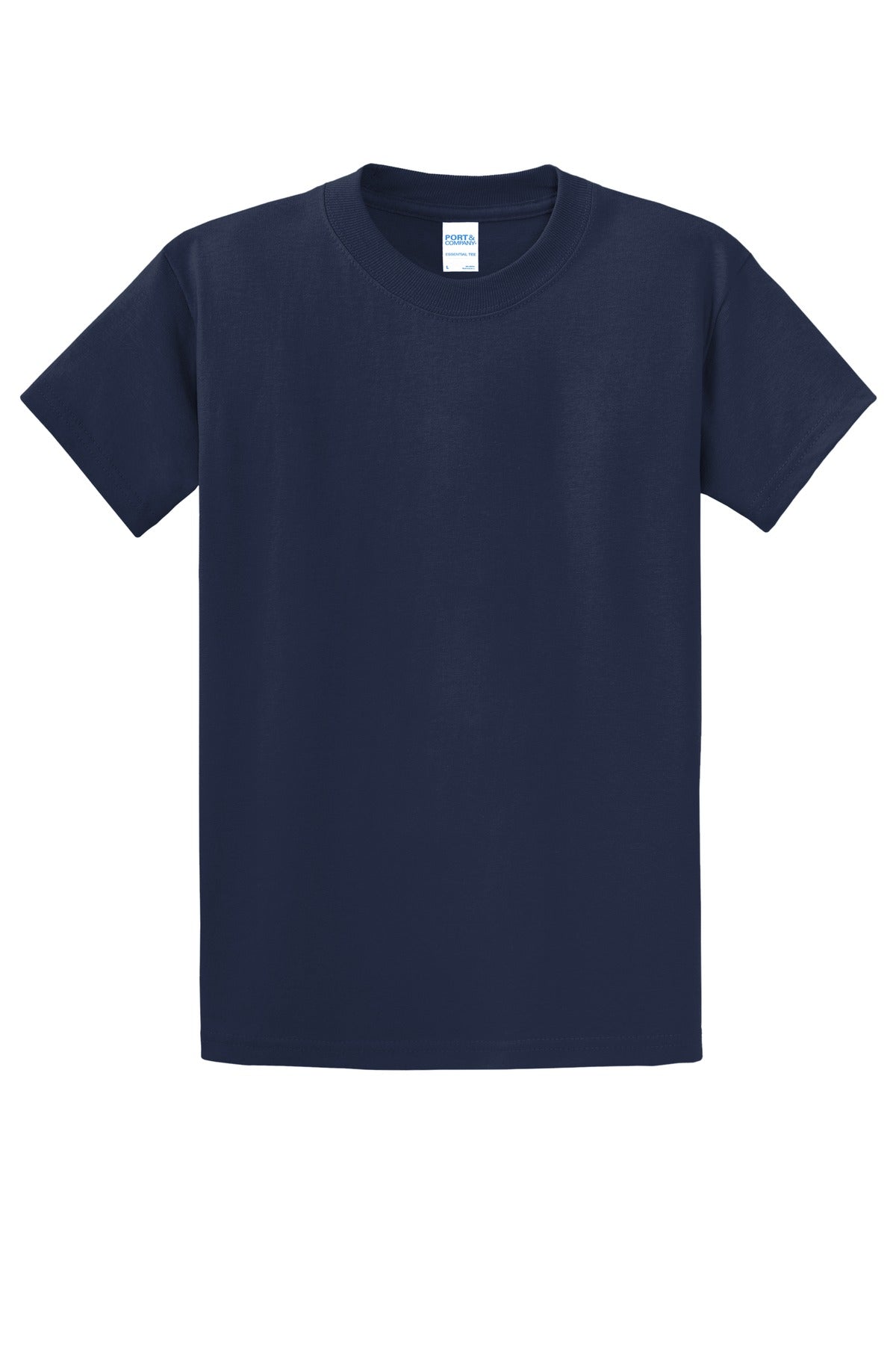 Port & Company Essential T-shirt — PC61 — Navy flat front
