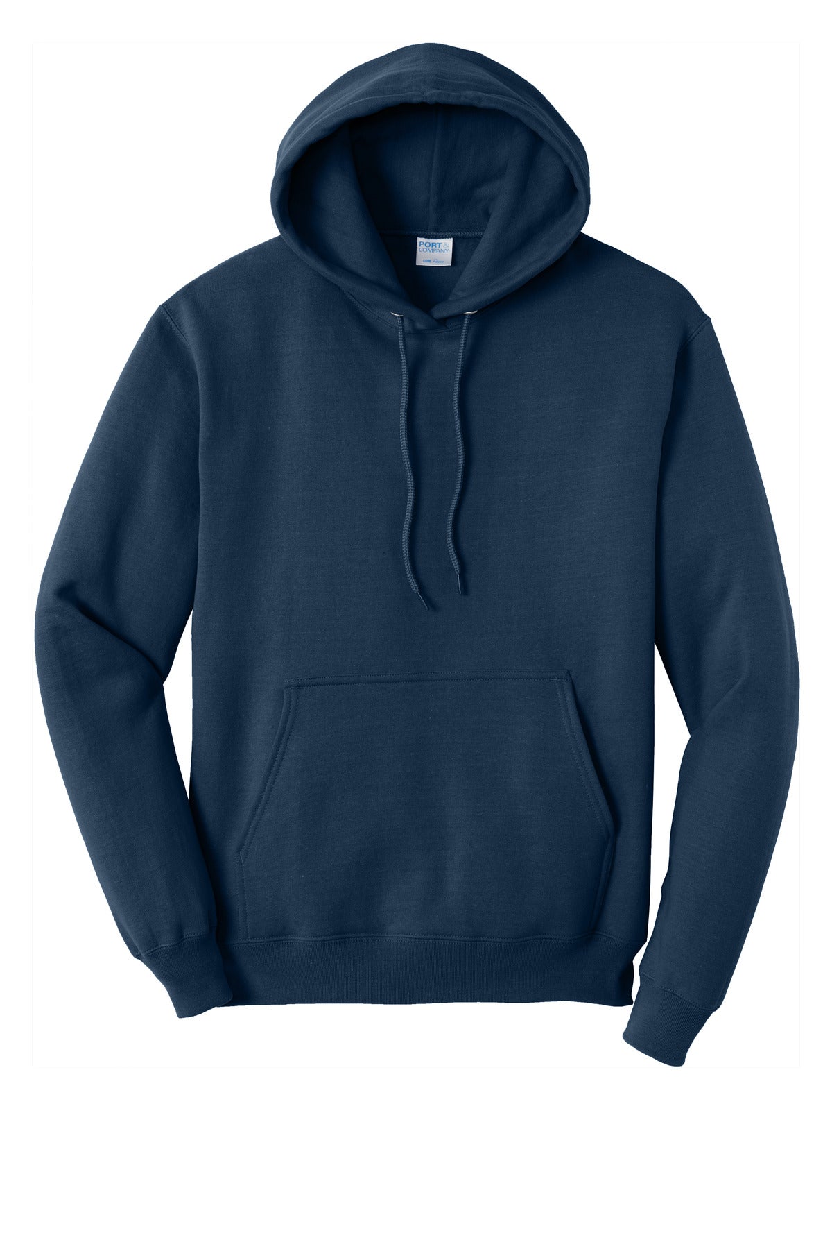 Port & Company Tall Core Pullover Hoodie — PC78HT — Navy flat front