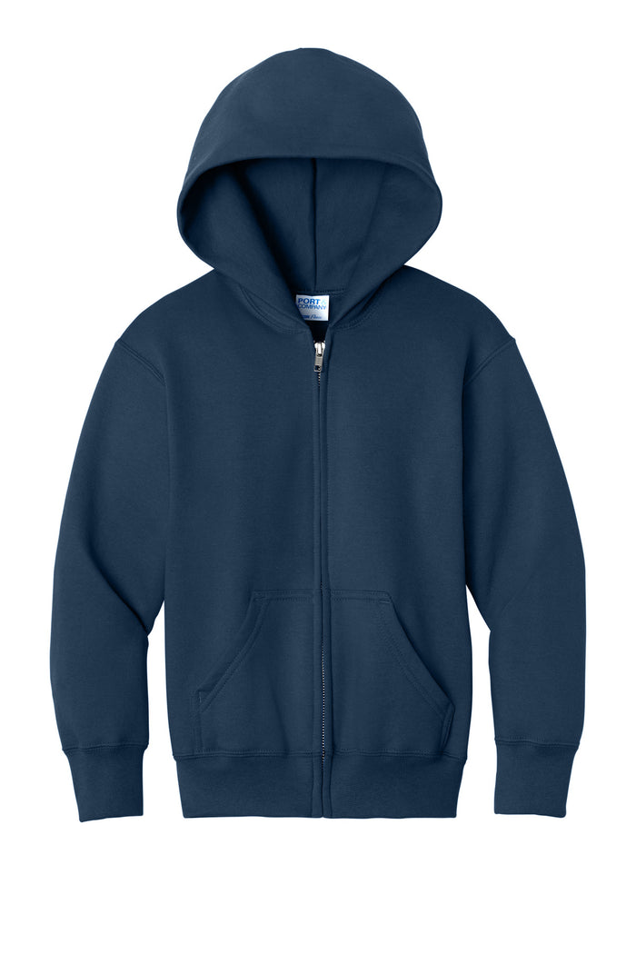 Port & Company Youth Core Zip Hoodie — PC78YZH