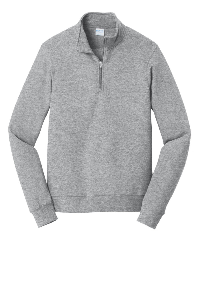 Port & Company Fan Favorite Quarter Zip Sweatshirt - Embroidered — PC850Q