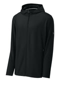 Richardson Barrage Hooded Wind Jacket — RA7400FZH — Black flat front