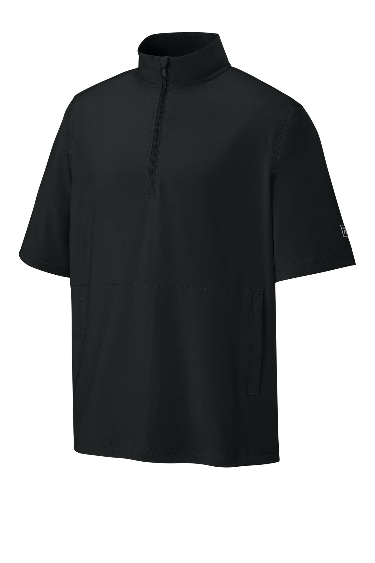 Richardson Barrage Wind Shirt — RA7400SSQ — Black flat front