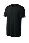 Richardson Select 2-Button Baseball Jersey — RA7910 — Black flat front