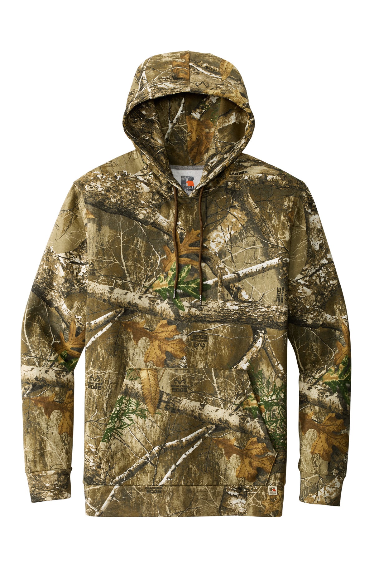 Russell Outdoors Realtree® Midweight Pullover Hoodie — RU400 — Realtree Edge flat front