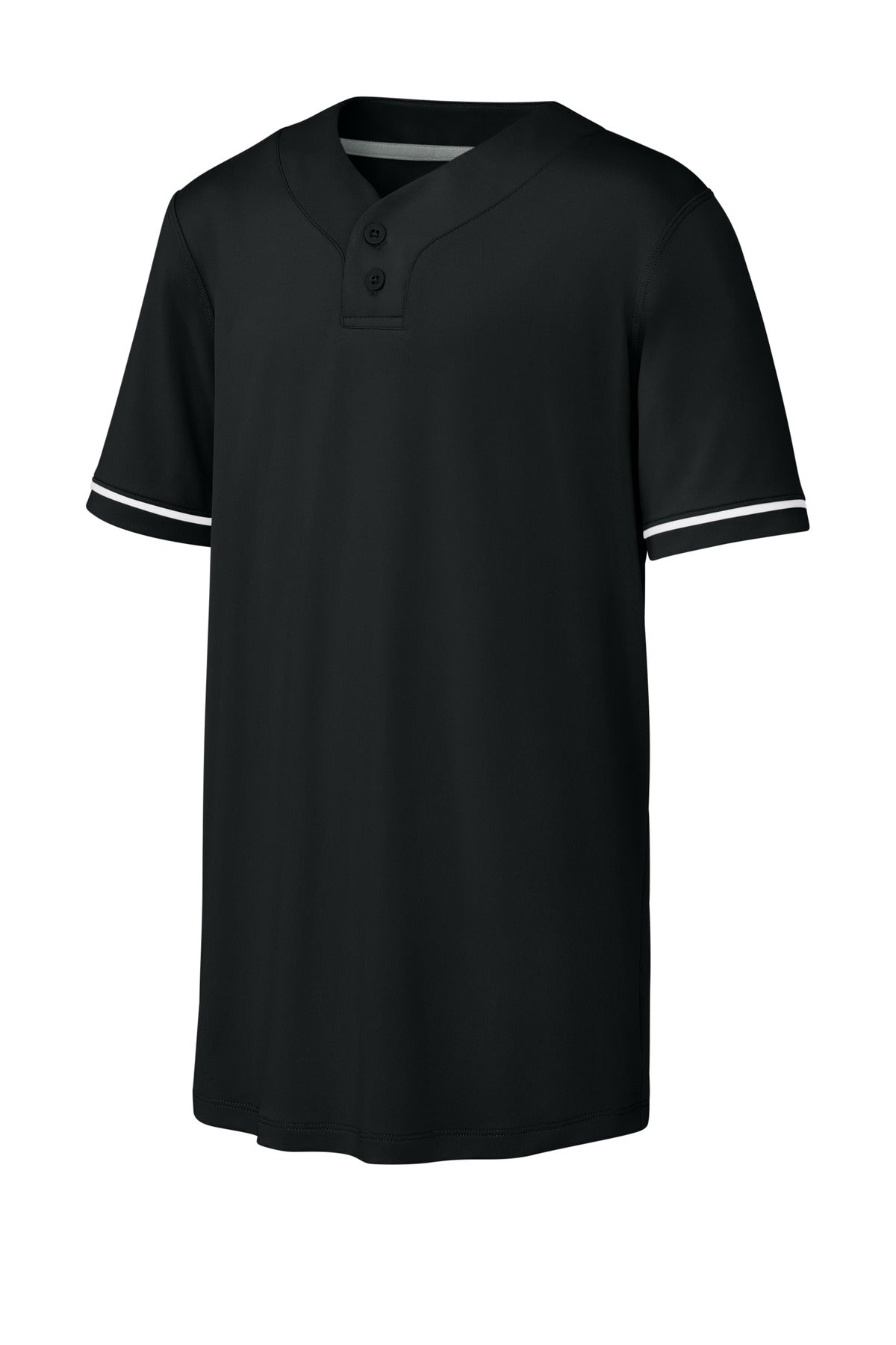 Richardson Youth Select 2-Button Baseball Jersey — RY7910 — Black flat front