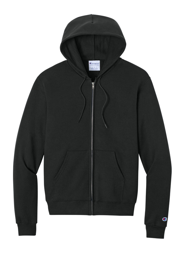 Embroidered Champion Powerblend Midweight Zip Hoodie — S800