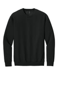 Gildan Softstyle Eco Crewneck Sweatshirt — SF000 — Black flat front