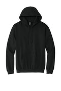 Gildan Softstyle Eco Pullover Hoodie — SF500 — Black flat front