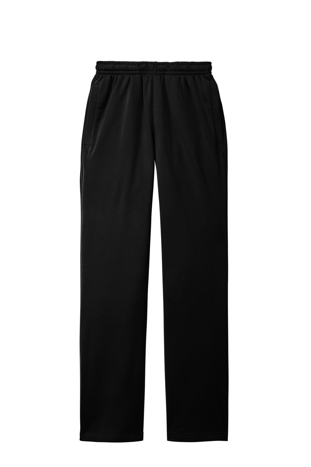 Sport-Tek Youth Sport-Wick Performance Sweatpants — ST237 — Black flat front