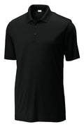 Sport-Tek Competitor Lightweight Performance Polo — ST550 — Black flat front