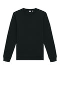 Stanley/Stella Roller Midweight Crewneck Sweatshirt — SXU010 — Black flat front