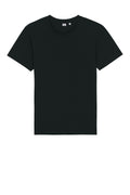 Stanley/Stella Rocker Organic Cotton T-shirt — SXU016 — Black flat front