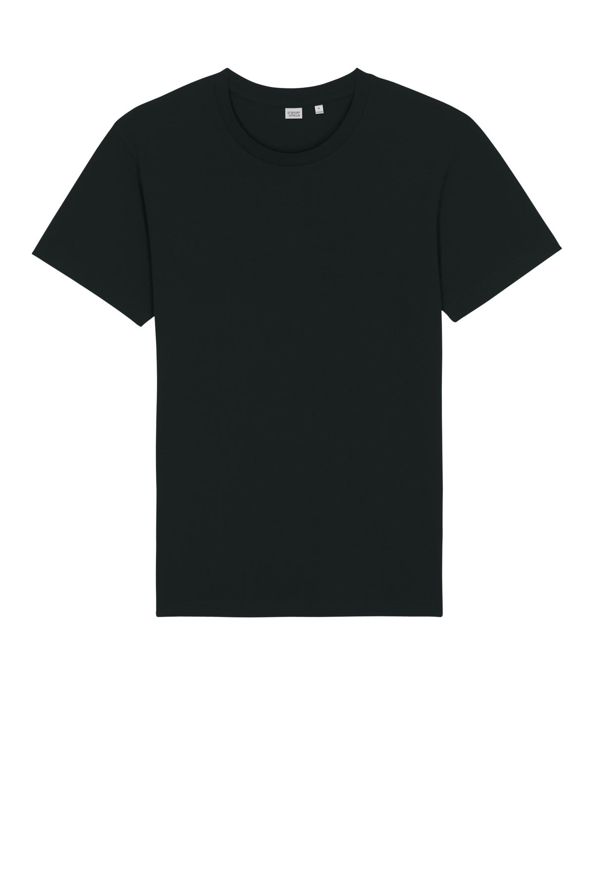 Stanley/Stella Rocker Organic Cotton T-shirt — SXU016 — Black flat front