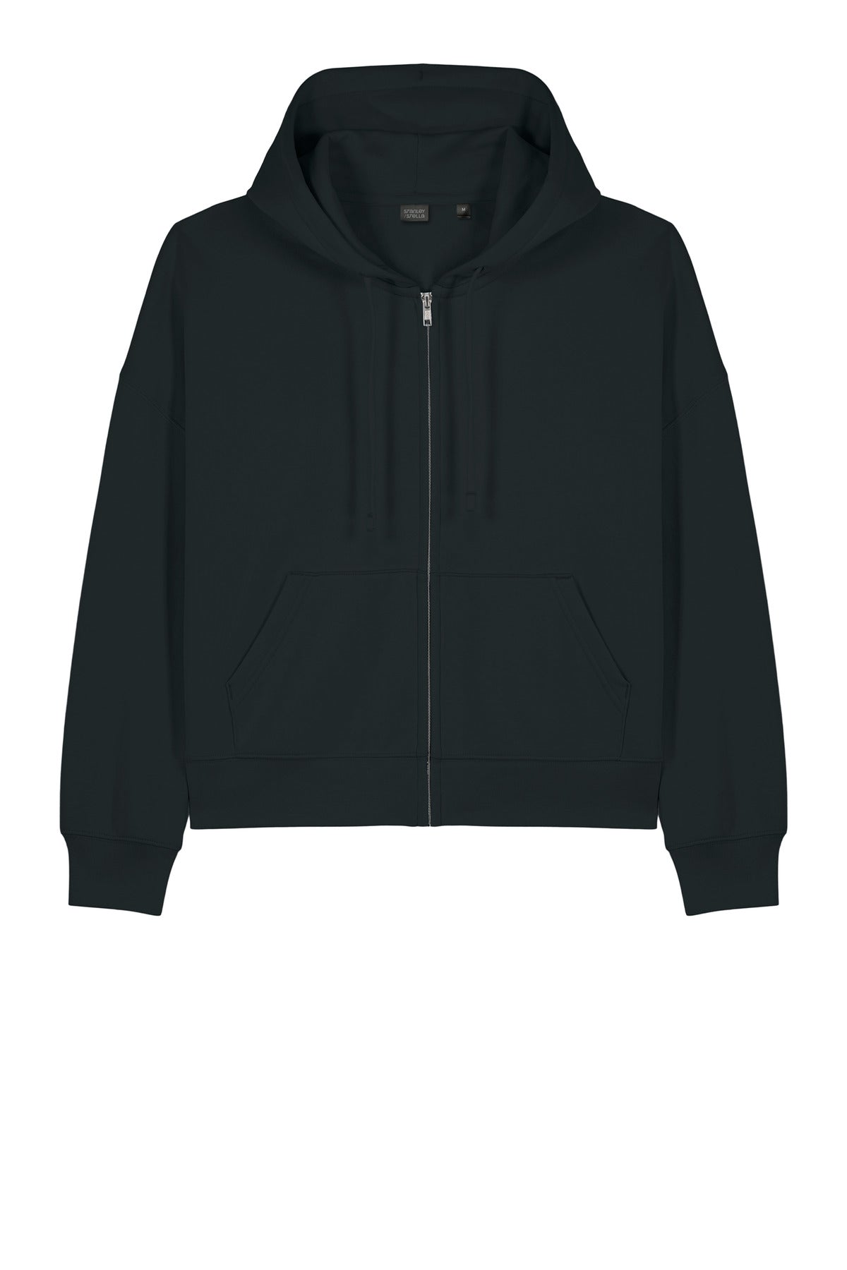 Stanley/Stella Women's Stella Ida Organic Full Zip Hoodie — SXW037 — Black flat front