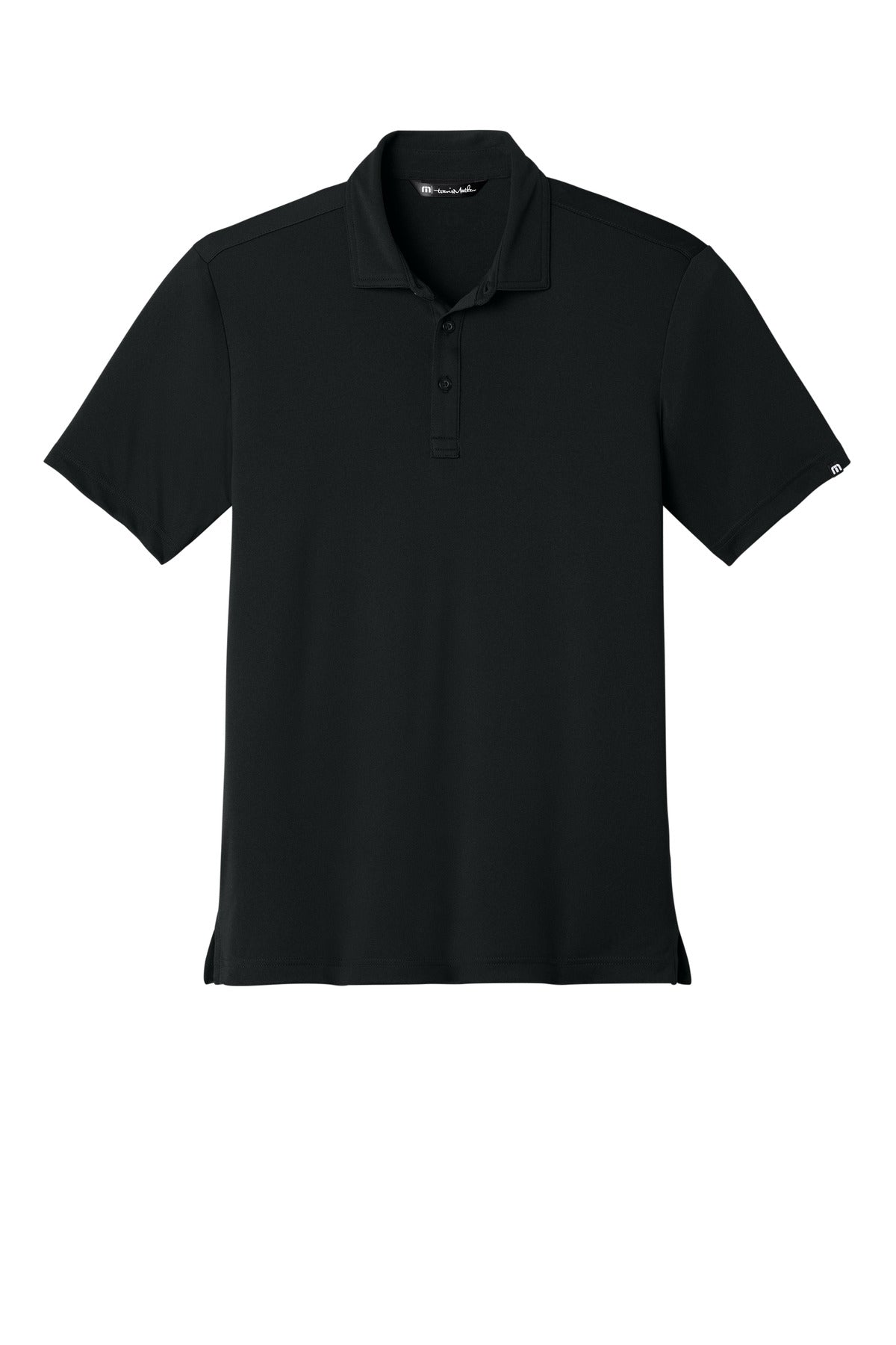 TravisMathew Coto Performance Polo - Printed — TM1MU410 — Black flat front