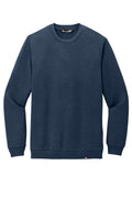TravisMathew Long Weekend Crewneck Sweatshirt — TM1MZ342 — Blue Nights Heather flat front